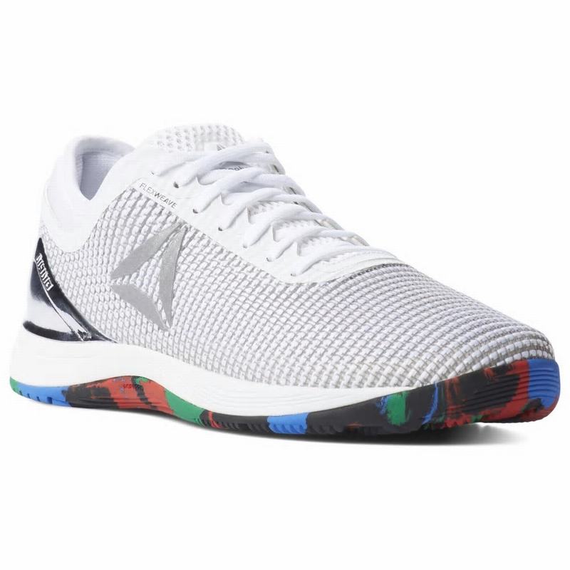 Adidasi Training Reebok Crossfit Nano 8 Flexweave Dama Albi/Argintii Romania NQ2511XR